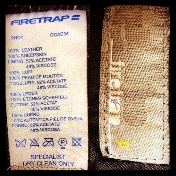 Y2K Firetrap Leather & Fur jacket - Picture 8 of 8